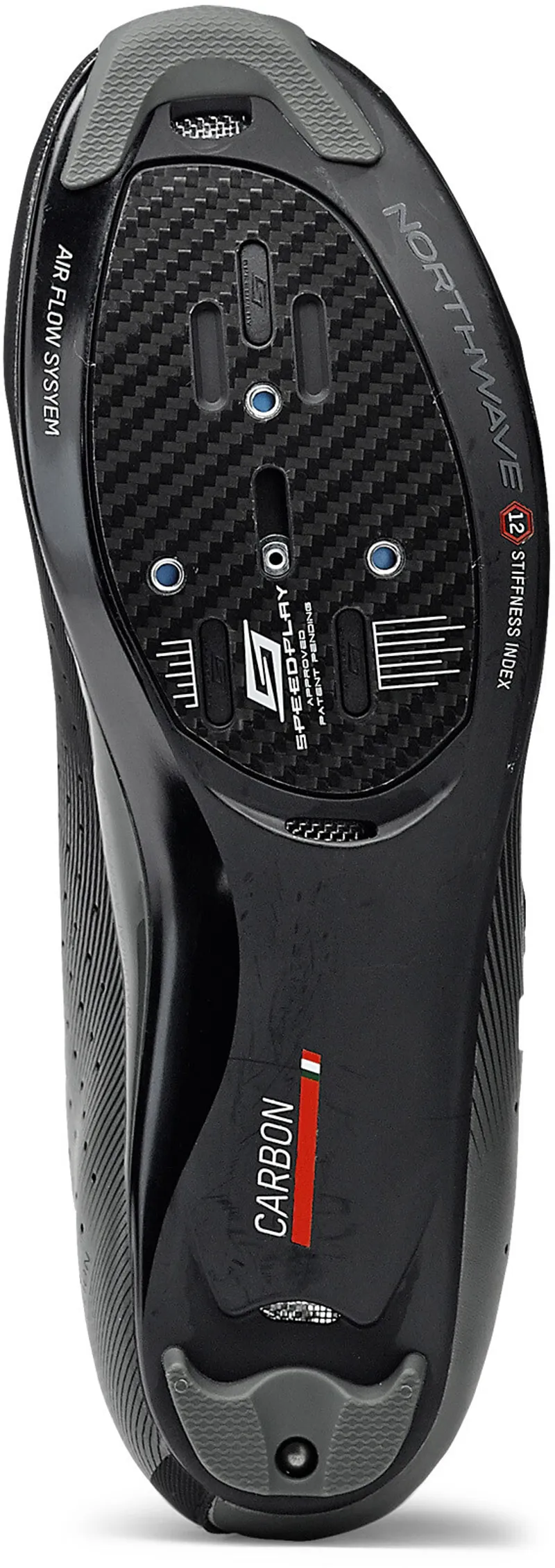 Northwave Revolution Road Cycling Shoes - Black/Anthracite-2