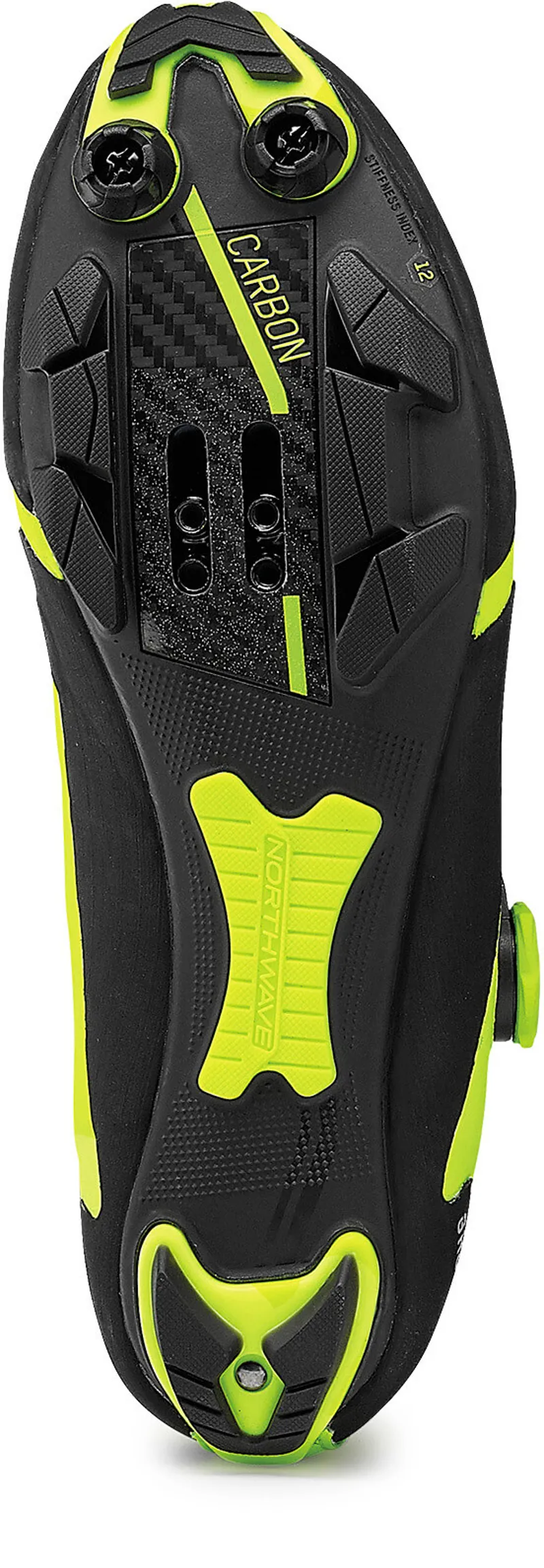 Northwave Ghost XCM XC MTB Shoes Yellow Fluo/Black