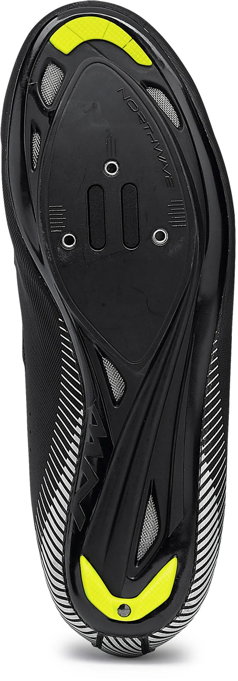 Northwave Core Plus Road Shoes - Black/Yellow-1