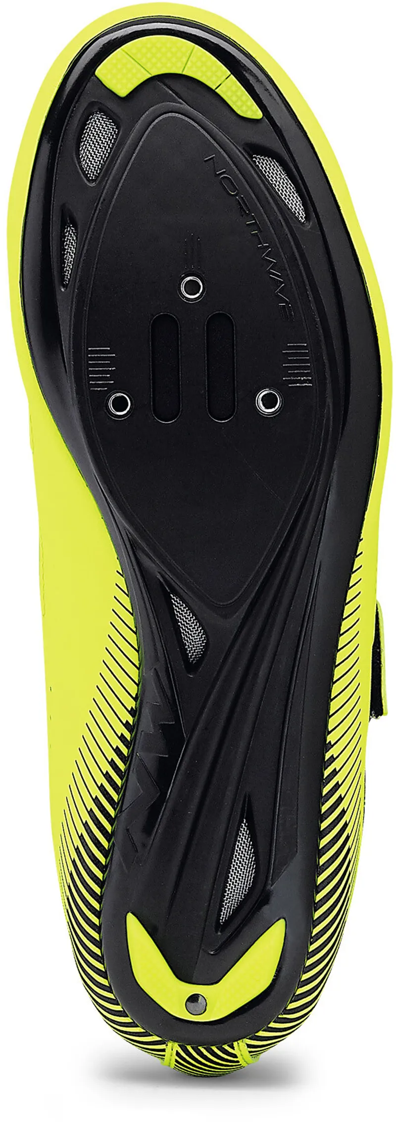 Northwave Core Road Cycling Shoes - Yellow Fluo/Black-2