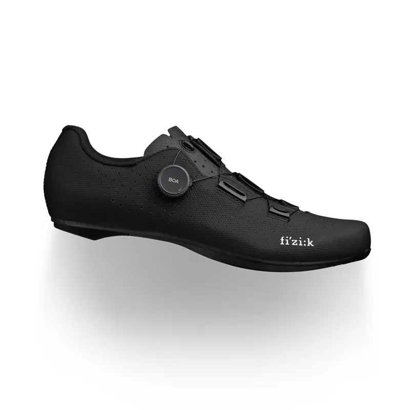 Fizik Tempo Decos Carbon Wide Road Cycling Shoes - Black
