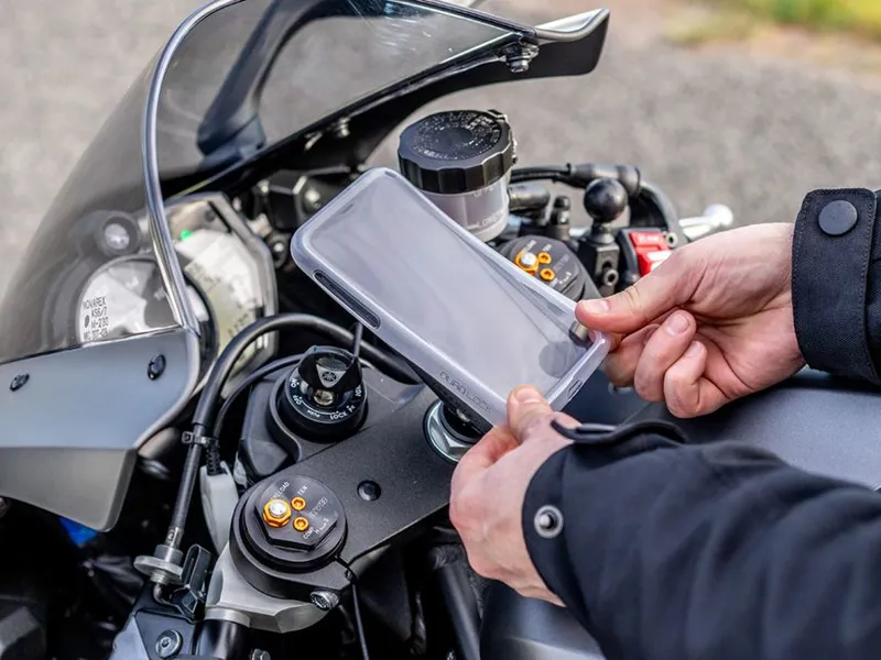 Quad Lock Motorcycle Fork Stem Mount - Black-8