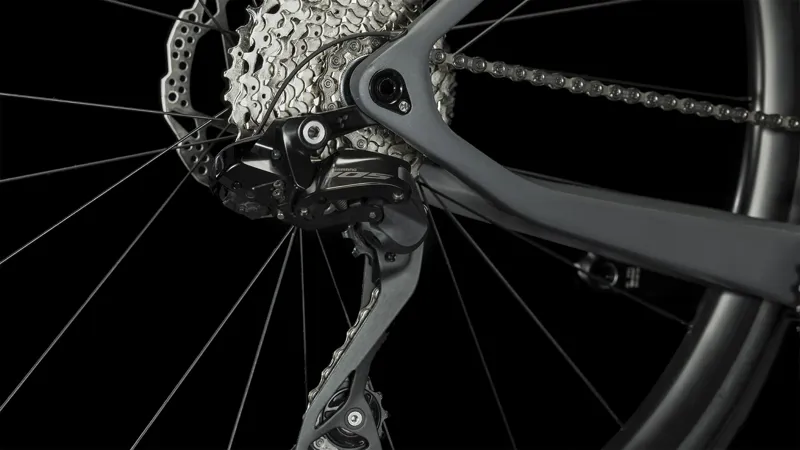 Cube Agree C:62 2024 Carbon Di2 Road Race Bike - Grey/Black-8