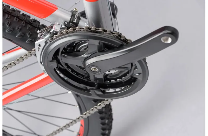 Ridgeback Terrain 4 27.5 inch 2025 Hardtail Mountain Bike - Grey/Red-8