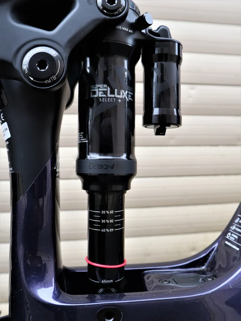 Merida eOne-Sixty 8000 2020 Electric MTB Bike - Purple Rainbow/Black-7