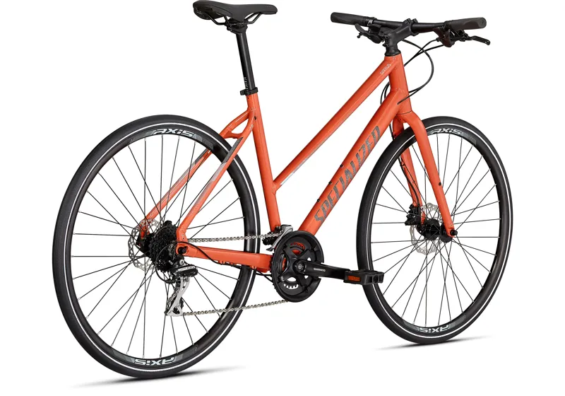 Specialized Sirrus 2.0 Step Through 2021 Hybrid Bike - Coral/Black-2