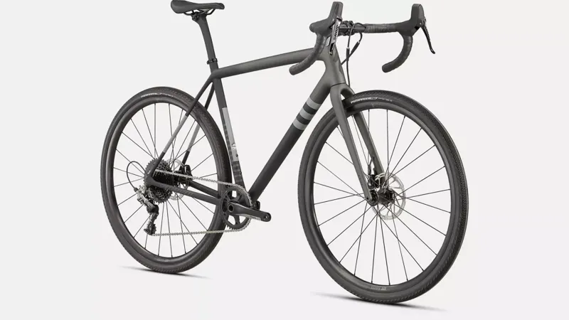 Specialized Crux Comp 2022 Gravel Road Bike - Smoke/Black/Grey-1