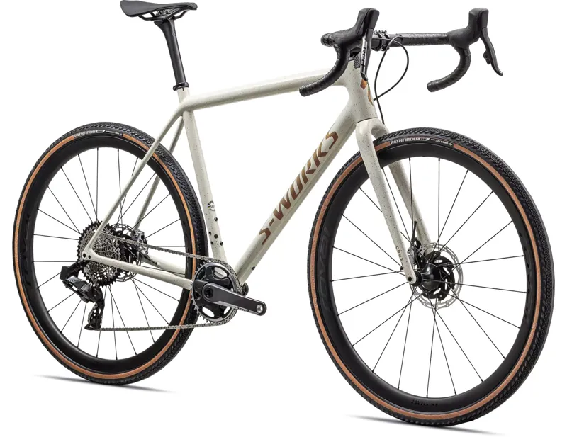 Specialized S-Works Crux 2024 Carbon Gravel Road Bike - Birch/Gold-1