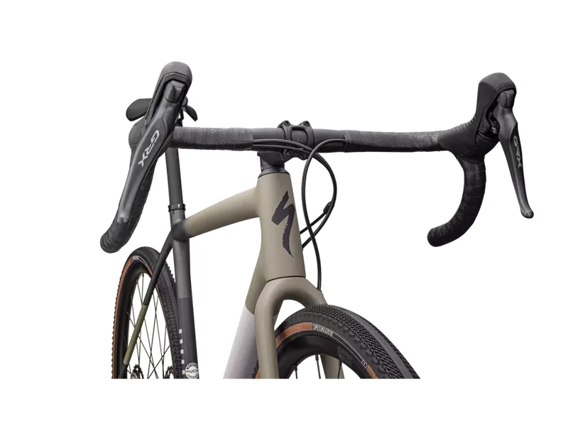 Specialized Crux Comp 2024 Carbon Gravel Road Bike - Taupe/Smoke-4