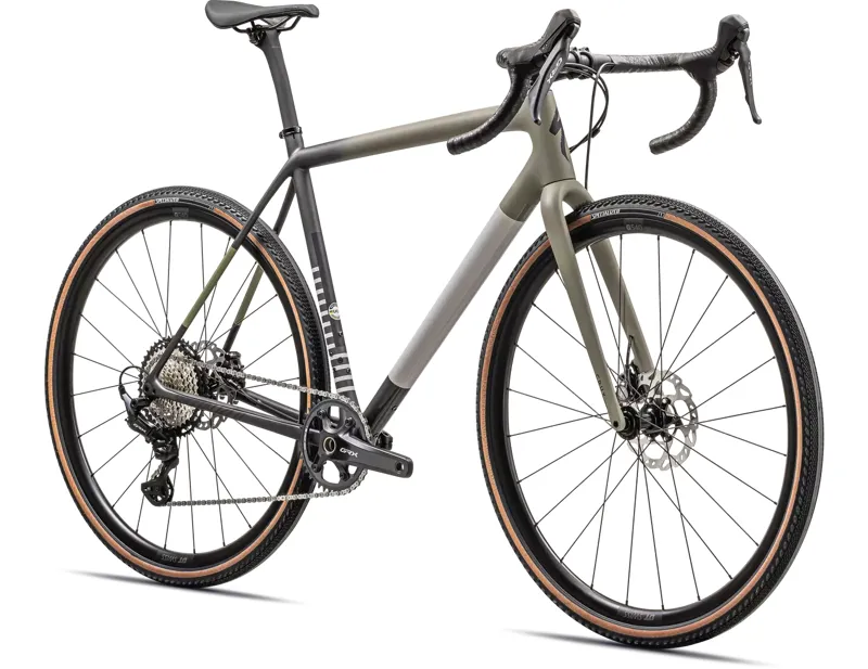 Specialized Crux Comp 2024 Carbon Gravel Road Bike - Taupe/Smoke-1