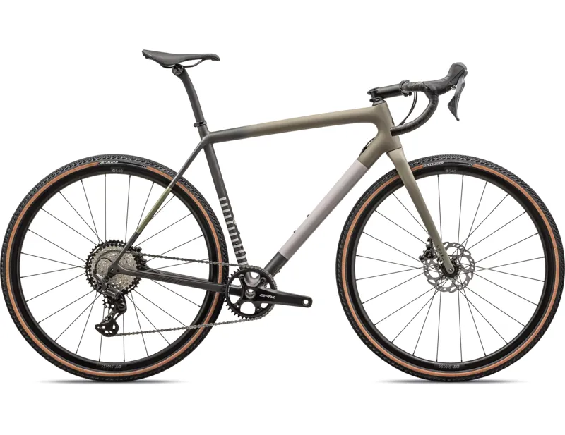 Specialized Crux Comp 2024 Carbon Gravel Road Bike - Taupe/Smoke