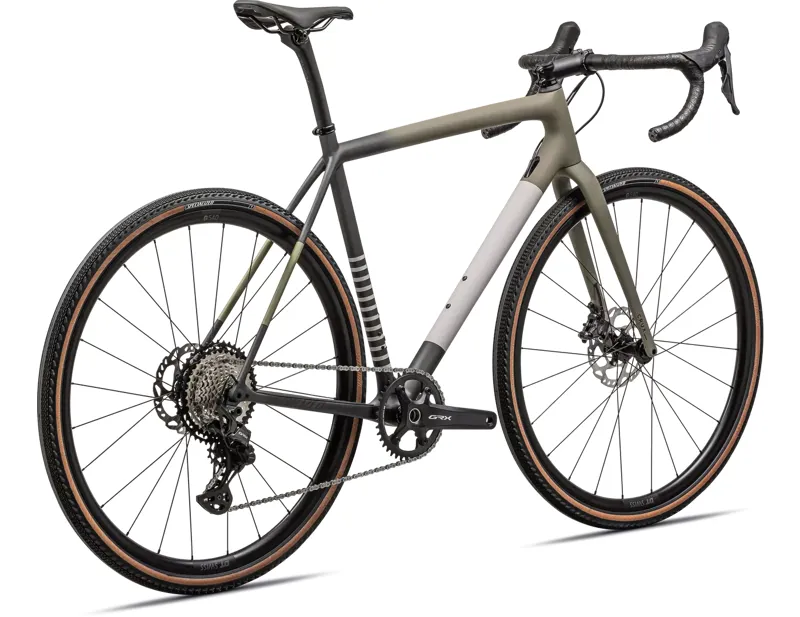 Specialized Crux Comp 2024 Carbon Gravel Road Bike - Taupe/Smoke-2