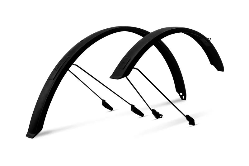 Cube Acid 28 Inch 53mm BB Mount Mudguard Set - Black