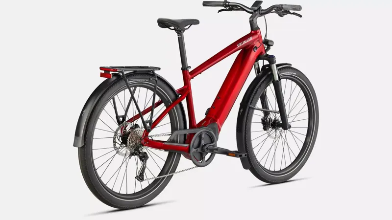 Specialized Turbo Vado 3.0 2022 Electric Urban Bike - Red Tint/Silver