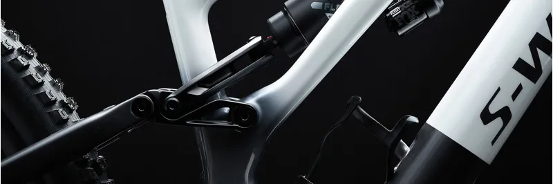 Specialized S-Works Turbo Levo 2022 Electric MTB - White Silver/Chrome-11