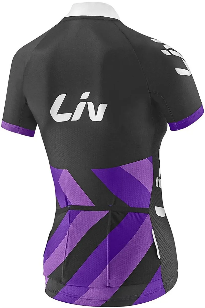 Liv Race Day Womens Short Sleeve Jersey Black