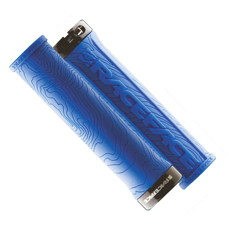 Race Face Half Nelson Lock-On MTB Grips - Blue