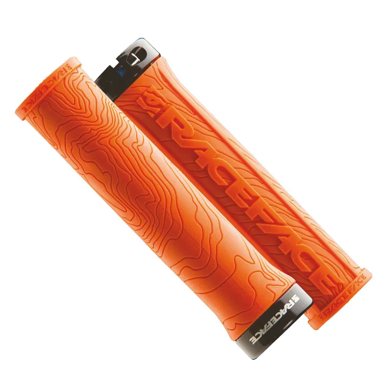 Race Face Half Nelson Lock-On MTB Grips - Orange