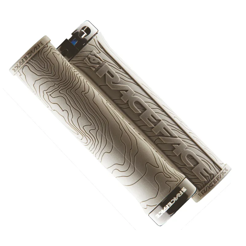 Race Face Half Nelson Lock-On MTB Grips - Grey