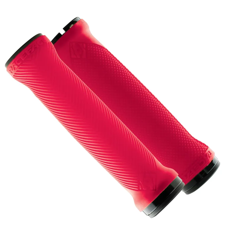Race Face Love Handle Lock-On MTB Grips - Red
