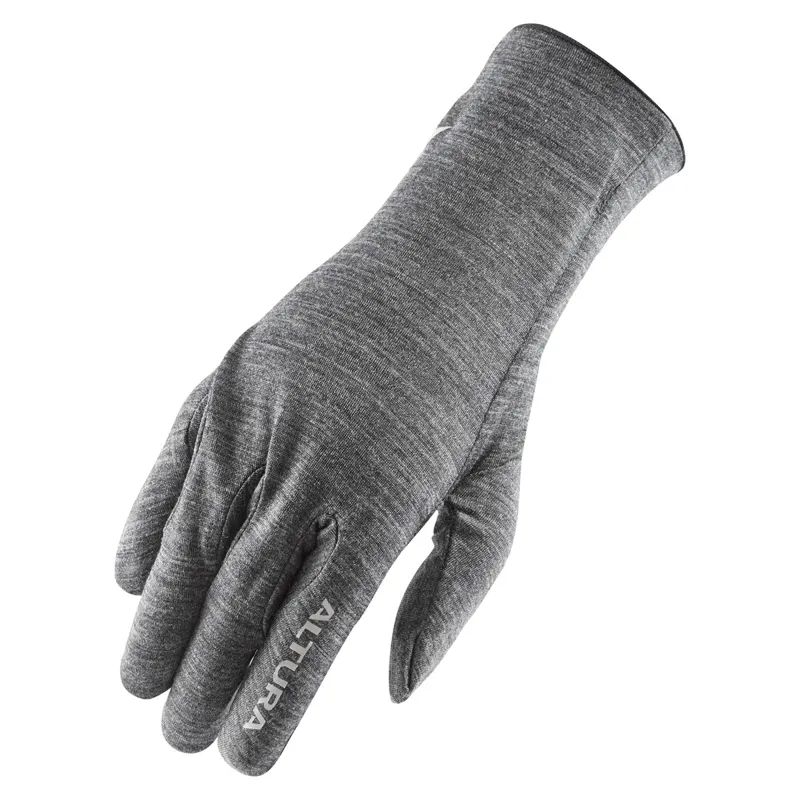 Altura Merino Long Finger Liner Gloves - Grey