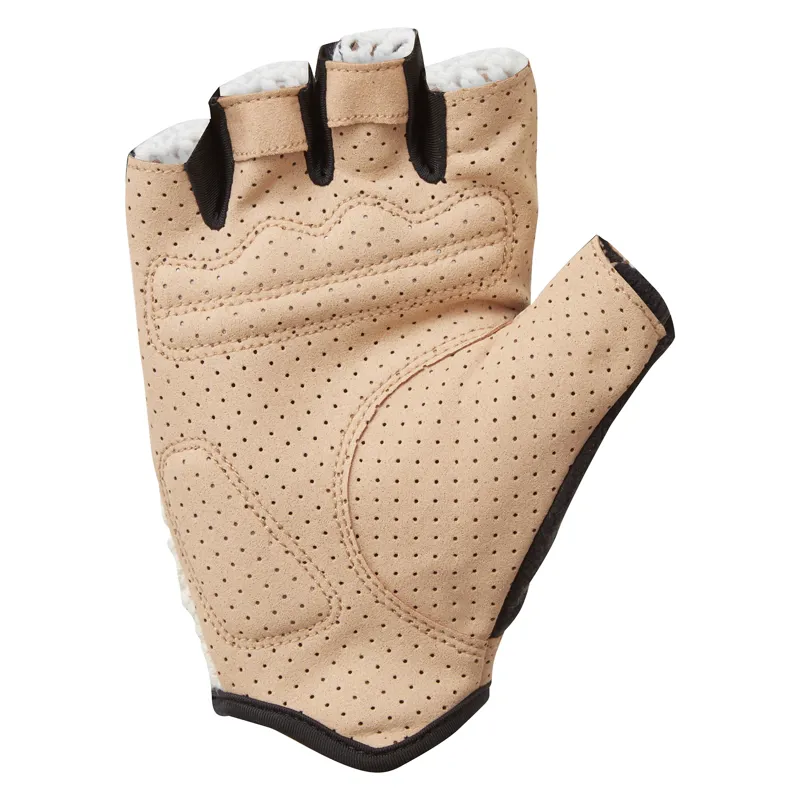 Altura Crochet Cycling Mitts - Cream/Tan-1