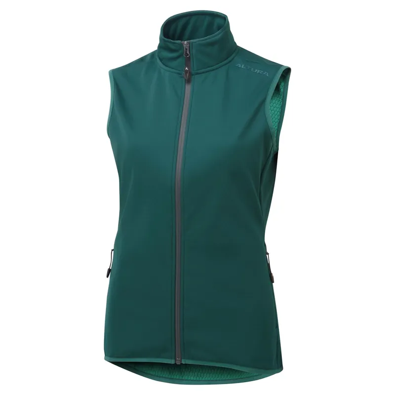 Altura Escalade Women's Softshell Gilet - Dark Green
