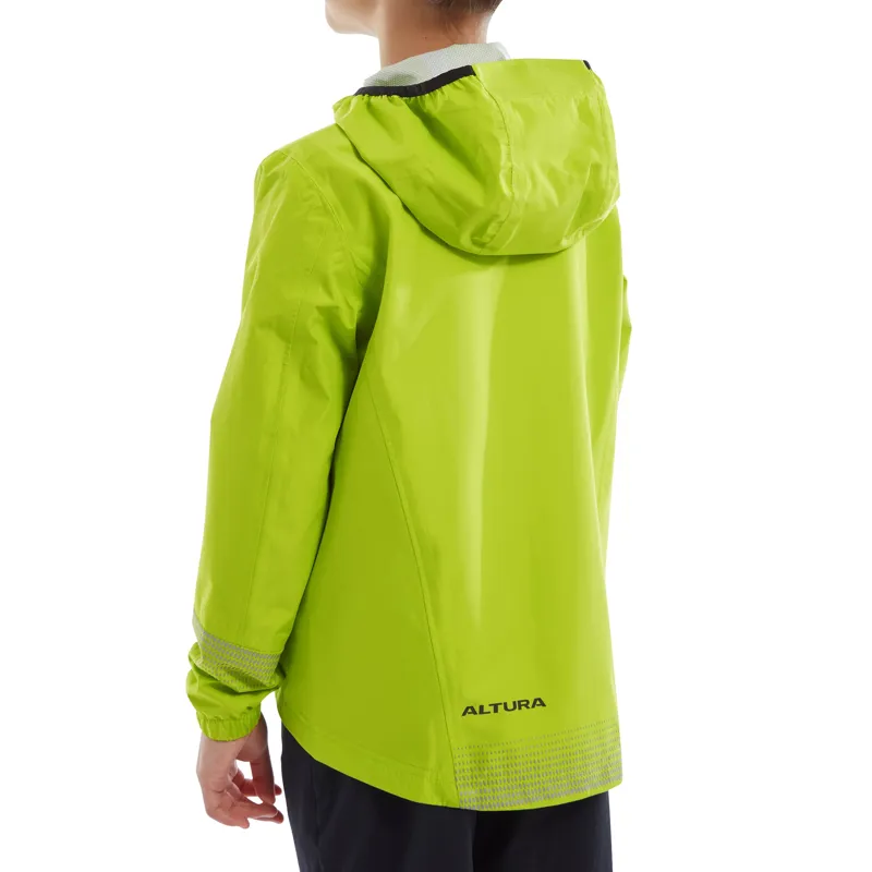 Altura Spark Waterproof Kid's Jacket - Lime-3