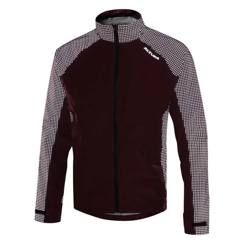 Altura Nightvision Storm Waterproof Jacket Maroon