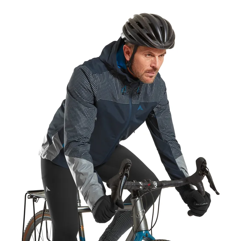 Altura Nightvision Zephyr Men's Thermal Cycling Jacket - Navy-4
