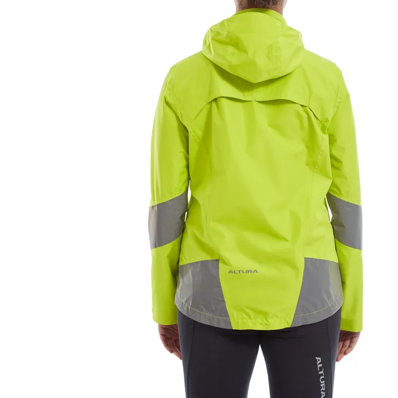 Altura Nightvision Typhoon Waterproof Women's Jacket - Lime-3