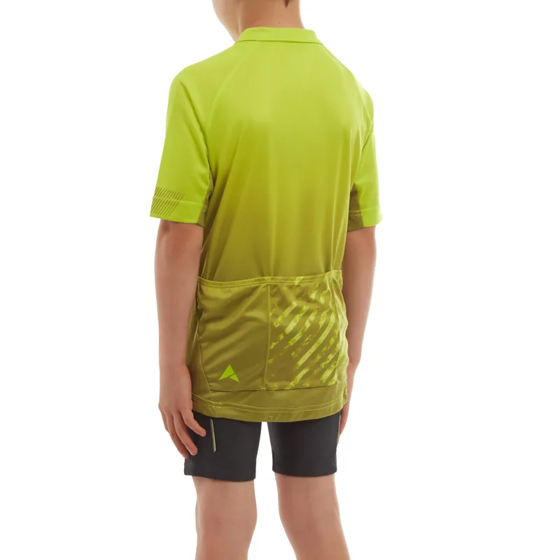 Altura Airstream Kids Short Sleeve Jersey - Lime-3