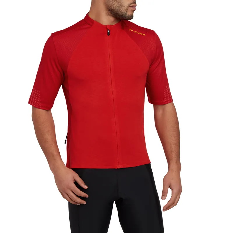 Altura Endurance Men's Short Sleeve Jersey - Red/Orange - Small-7