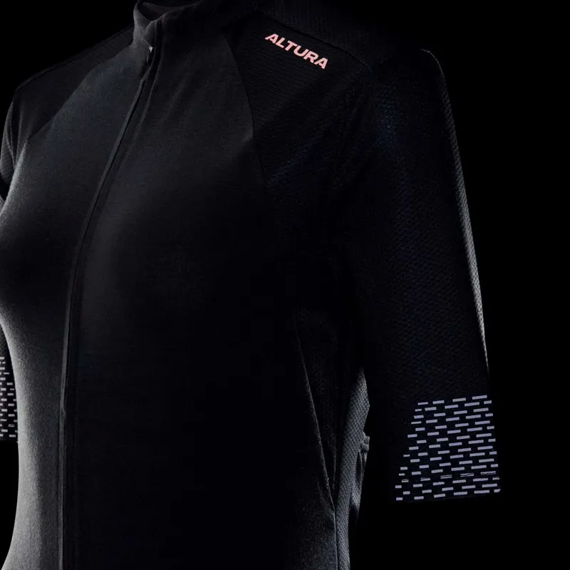 Altura Endurance Womens Short Sleeve Jersey - Charcoal/Orange-4