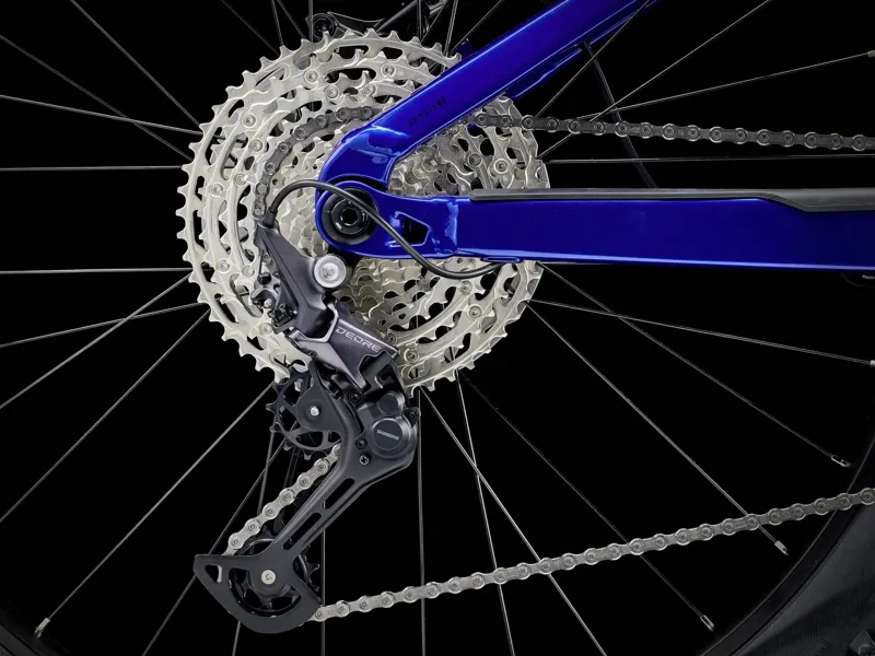 Trek Rail 9.5 Gen 4 750 29er+ Carbon Electric MTB - Hex Blue-10