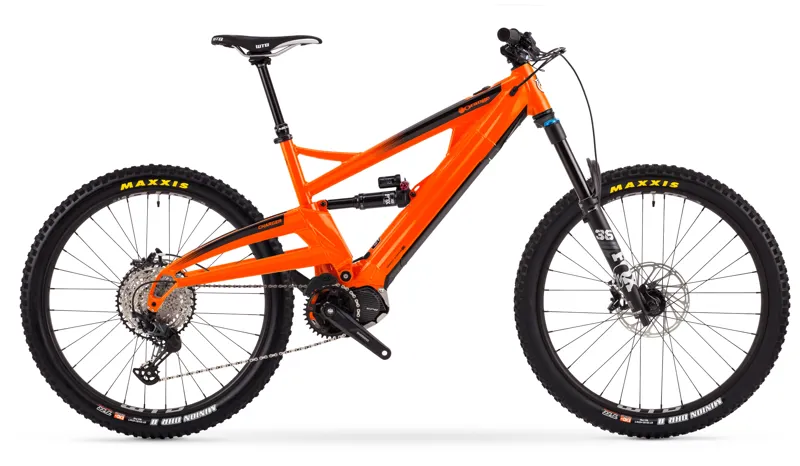Orange Charger Pro 27.5 2021 Electric MTB - Fizzy Orange