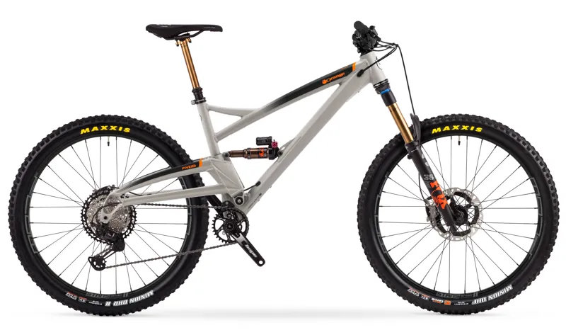 Orange Five Evo Factory 27.5 2021 Full Suspension MTB - Smoke White