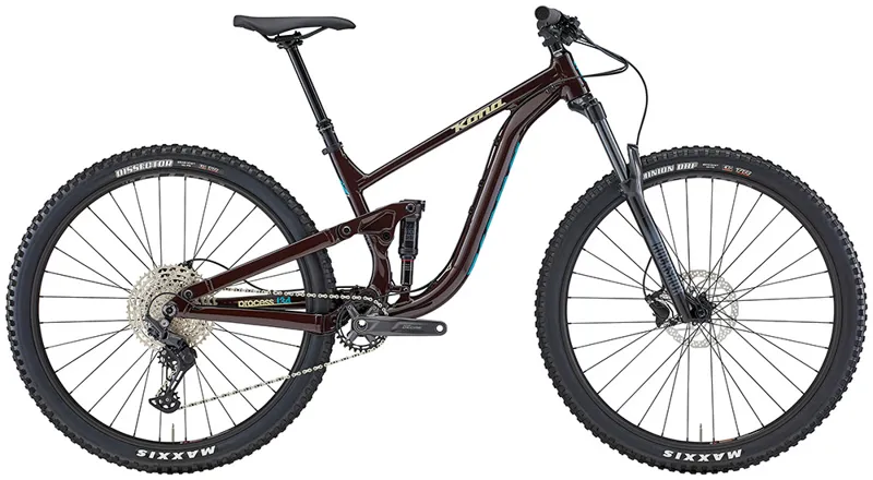 KONA PROCESS 134 29er 1x10S サイズM Kona Process 134 29er 2022 Full Suspension Mountain Bike - Dark Brown