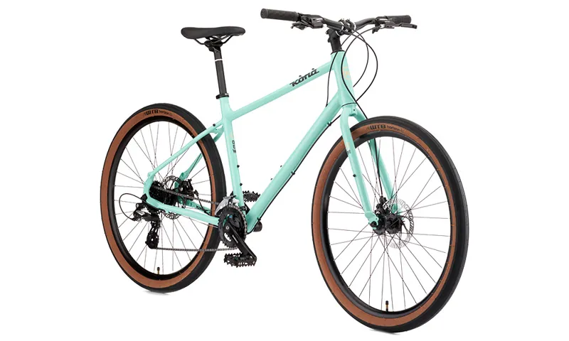 Kona Dew 2022 Hybrid Bike - Mint Green-1