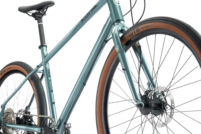 Kona Dew Plus 2022 Hybrid Bike - Gloss Dragonfly Green-5