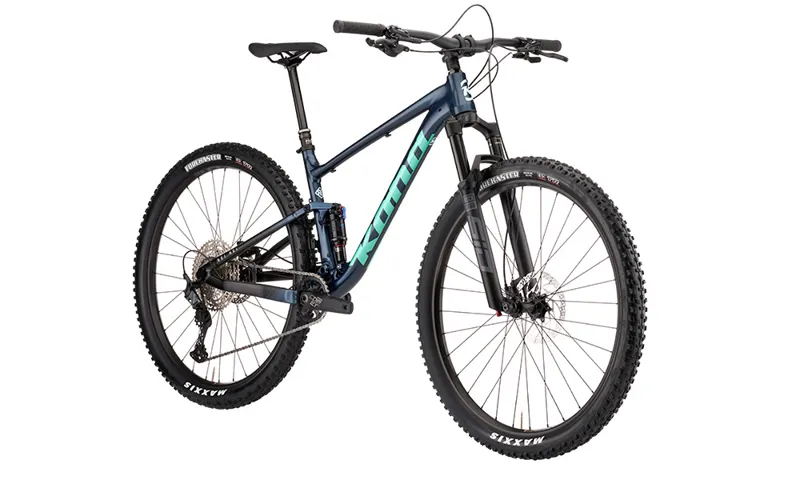 Kona Hei Hei 29er 2022 Full Suspension Mountain Bike - Satin Gose Blue-1