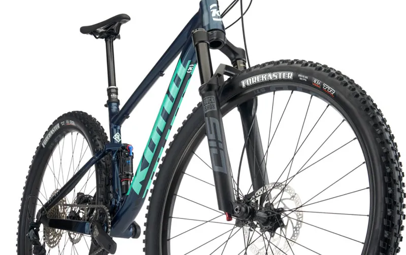 Kona Hei Hei 29er 2022 Full Suspension Mountain Bike - Satin Gose Blue-2