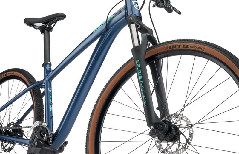 Kona Splice 2022 Hybrid Bike - Satin Gose Blue-1