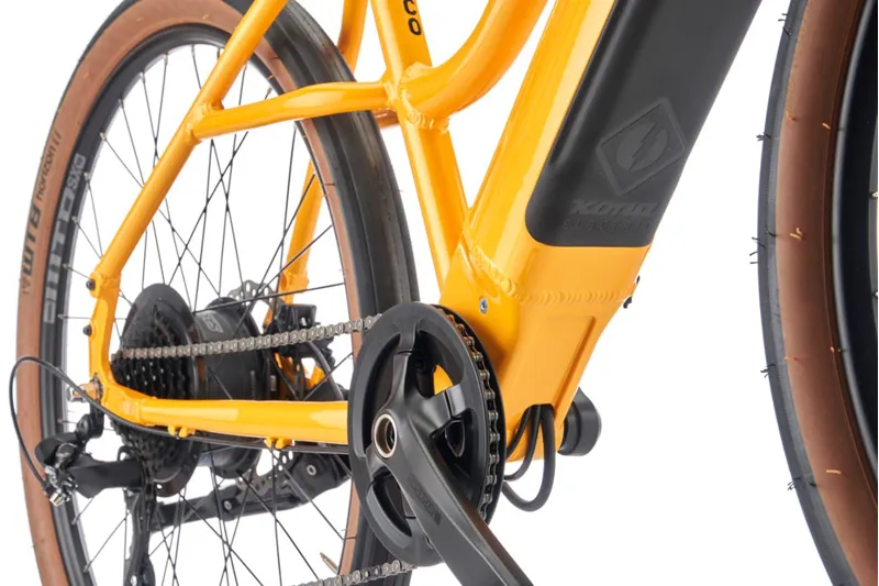 Kona Coco HD Women's 2025 Electric Hybrid Bike - Gloss Metallic Yellow-2