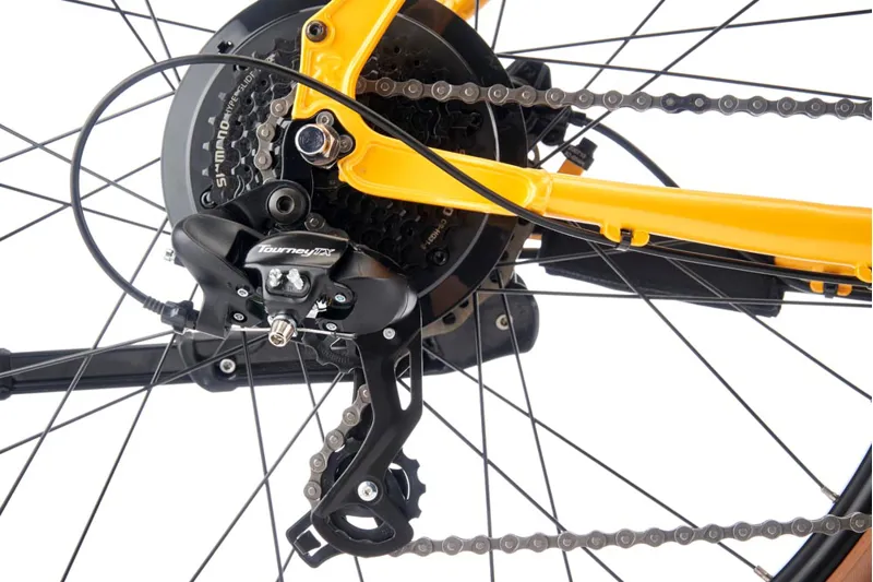 Kona Coco HD Women's 2025 Electric Hybrid Bike - Gloss Metallic Yellow-5