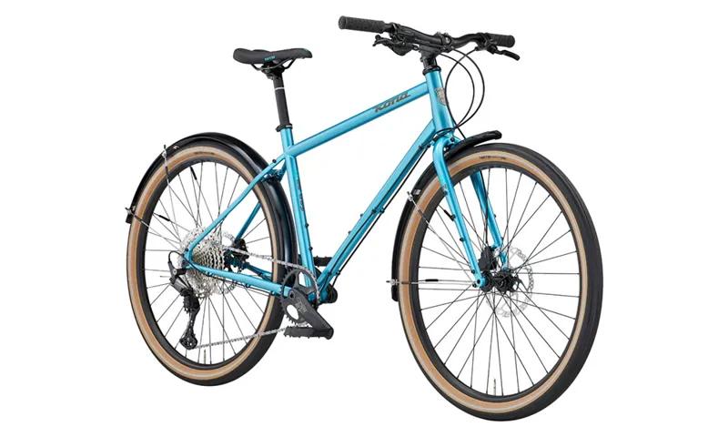 Kona Dr. Dew 2025 Hybrid Bike - Gloss Metallic Blue-1