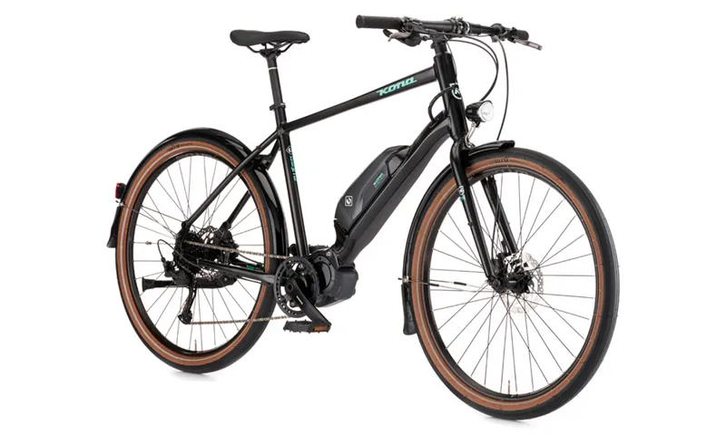 Kona Dew-E 2025 Electric Urban Bike - Satin Black-1