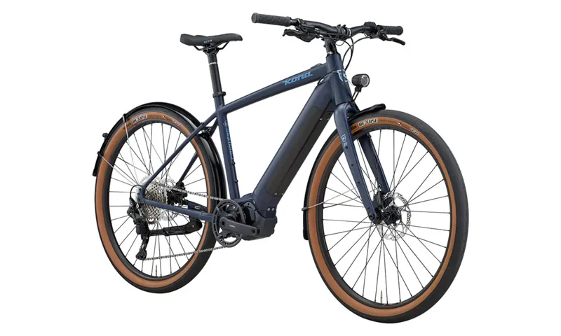 Kona Dew-E DL 2025 Electric Urban Bike - Matt Midnight-1