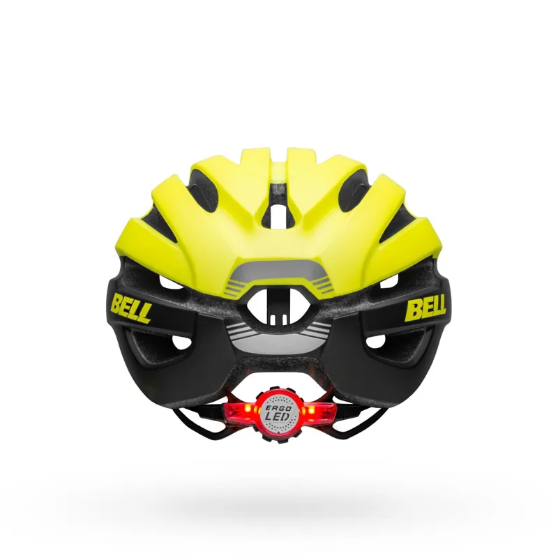 Bell Avenue Led Road Helmet - Matte/Gloss Hi-Viz/Black-4
