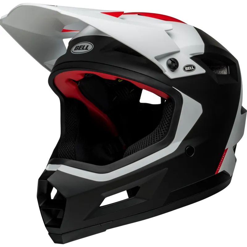 Bell Sanction 2 DLX Mips Full Face Helmet - Deft Black/White